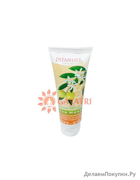      , 60 , ; Lemon & Honey Face Wash, 60 g, Patanjali
