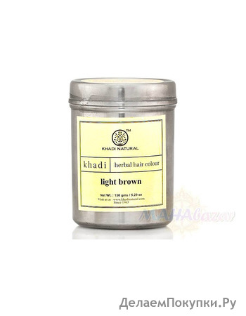     C-, 150 ,  ; Light Brown Herbal Hair Colour, 150 g, Khadi
