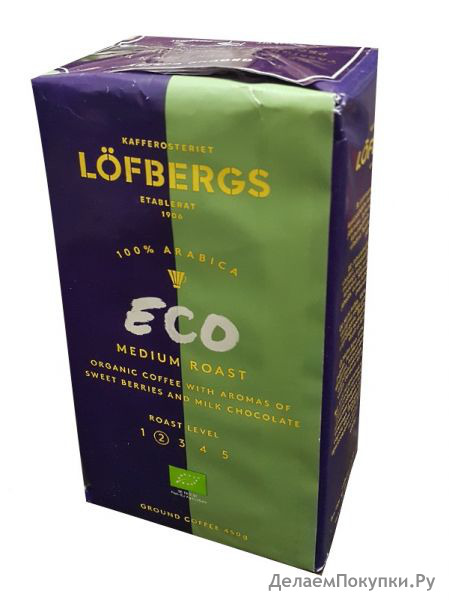   LOFBERGS ECO Medium Roast 500 .