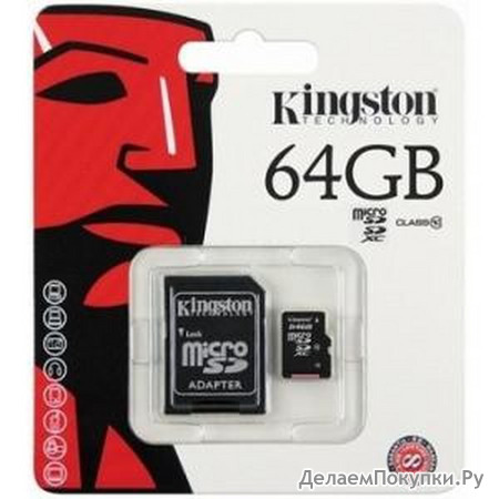   micro SDHC 64Gb Kingston Class10   SD