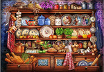 Plates in Kitchen counted cross stitch kits 625x437stitch,121x89cm DIY embroidery kits, Super big cross stitch kits