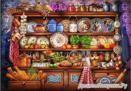 Plates in Kitchen counted cross stitch kits 625x437stitch,121x89cm DIY embroidery kits, Super big cross stitch kits