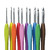 Clover 3672 Amour Crochet Hook Set, 10 sizes