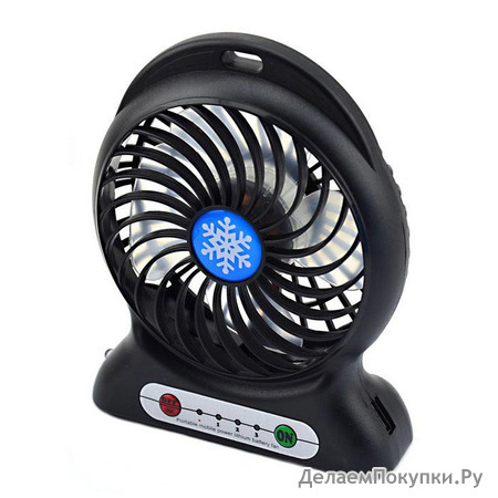 USB- PORTABLE LITHIUM BATTERY FAN