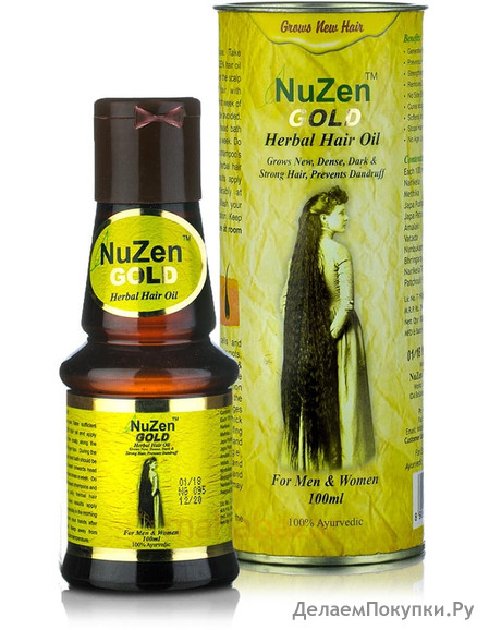        , 100 ,  ; Gold Herbal Hair oil, 100 ml, NuZen