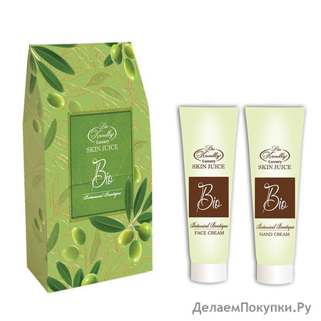 Liss Kroully Подарочный набор женский Bio крем для лица + крем для рук