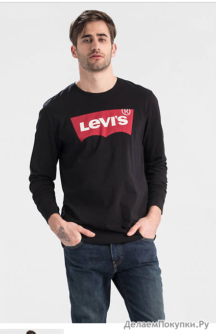 Levi's Long Sleeve Logo Tee Shirt