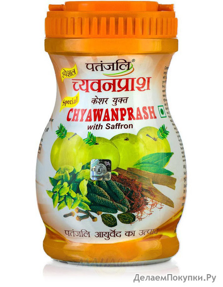   , 500 , ; Chyawanprash with Saffron, 500 g, Patanjali