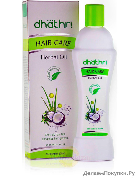  10%       , 100 ,  ; Herbal oil Hair Care, 100 ml, Dhathri