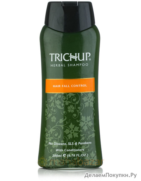     , 200 ,  ; Trichup Herbal Shampoo Hair Fall Control, 200 ml, Vasu