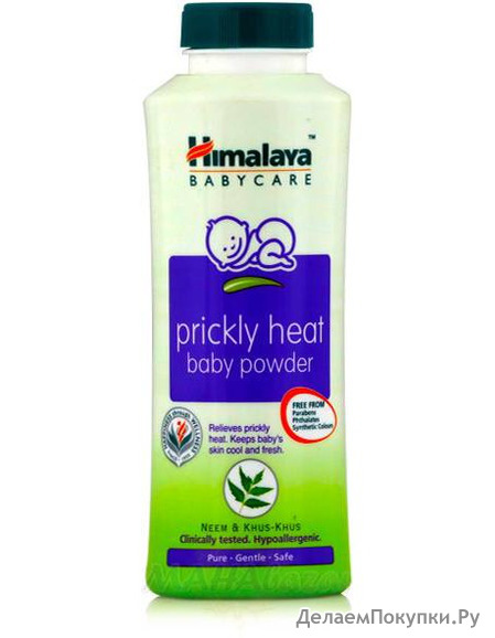    , 100 ,  ; Prickly Heat Baby Powder, 100 g, Himalaya