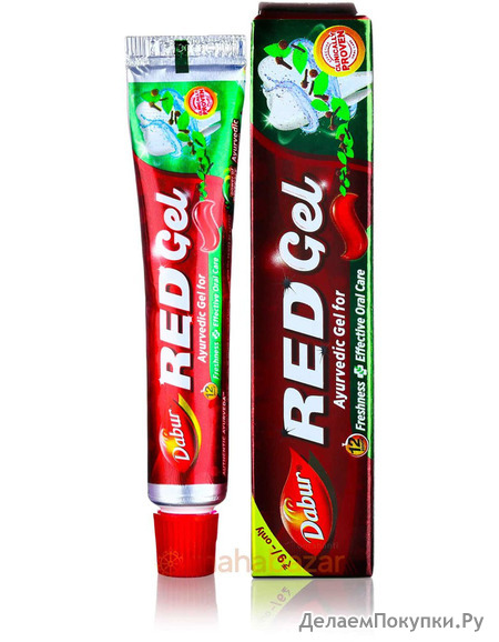     , 25 ,  ; Red Gel Ayurvedic Toothpaste, 25 g, Dabur