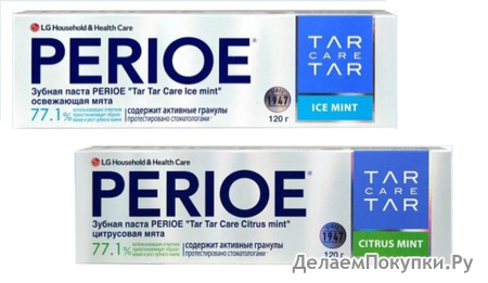 LG H&H "Perioe TarTar Ice Mint"   ,    , 120 