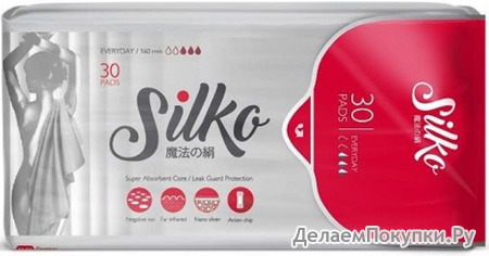 "Silco" Прокладки женские гигиенические, ежедневные, 30 шт./упак.
