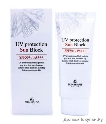 SKIN HOUSE "UV Sun Block"  , , SPF50+, PA+ ++, 60 