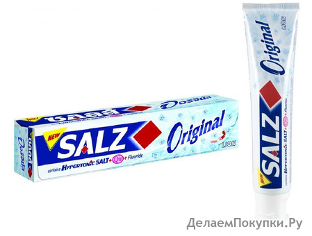 LION "Salz Original" Зубная паста комплексная, с гипертонической солью и экстрактом мяты, 160 г