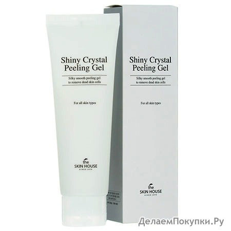 SKIN HOUSE "Shiny Crystal" Пилинг-гель (скатка), для чувствительной кожи лица, 120 г