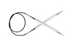 100/3,00 Knit Pro Спицы круговые "Nova cubics" никелированная латунь, серебристый, №3,0
