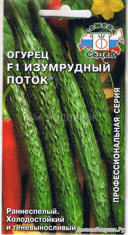 Огурец F1 Изумрудный поток