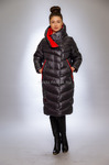 Женская куртка зимняя F 1376 графит