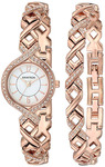 Armitron Women's 75/5412 Swarovski Crystal Accented Watch and Bracelet Set