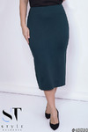 Базовая юбка-карандаш миди длины L-48 XL-50 2XL-52 3XL-54 4XL-56