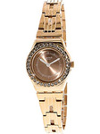 Swatch Irony Kiroyal Rose Gold Dial Stainless Steel Ladies Watch YSG154G