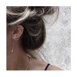 FarryDream 925 Sterling Silver Cuff Chain Earrings Wrap Tassel Earrings for Women