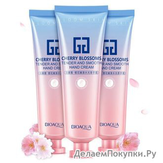        BIOAQUA CHERRY BLOSSOMS TENDER AND SMOOTH HAND CREAM 60