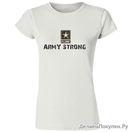 CRAZYDAISYWORLD Army Strong U.S. Army Star Women's T-shirt