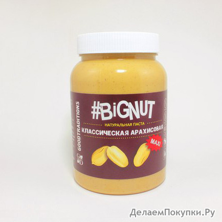 Арахисовая паста "Классическая", МАХI, 1000 гр.