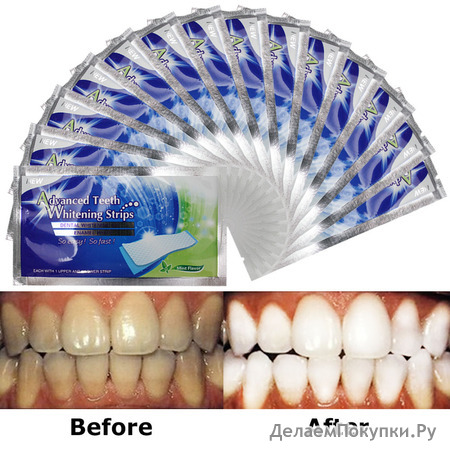     ADVANCED TEETH WHITENING STRIPS