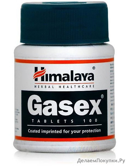 ,   , 100 ,  ; Gasex, 100 tabs, Himalaya