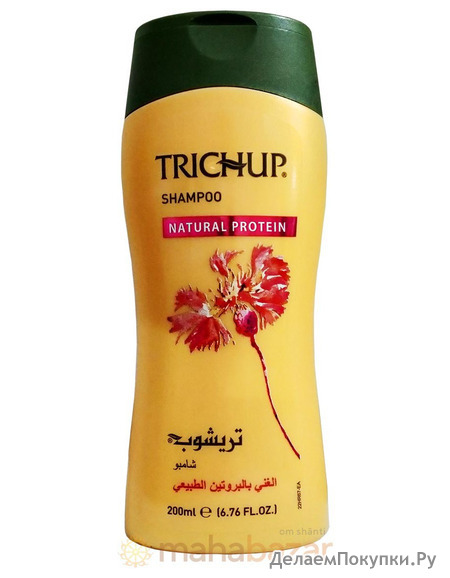      , 200 ,  ; Trichup Natural Protein Shampoo, 200 ml, Vasu