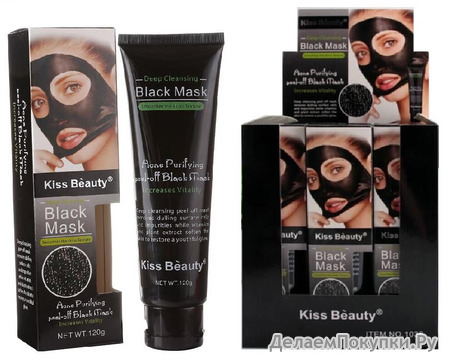 KISS BEAUTY "Peel-off Black Mask"   -,   ,   , 120 