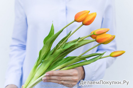 Букет тюльпанов 4+3