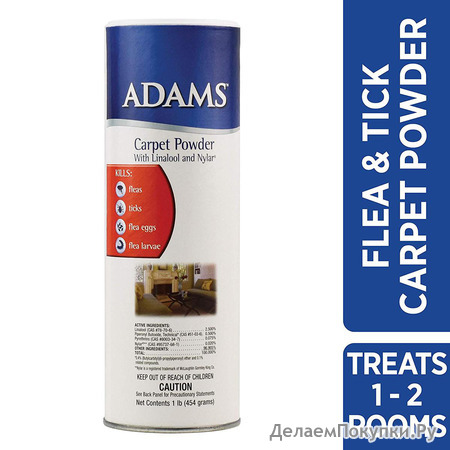 Adams Flea & Tick Carpet Powder