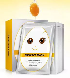   Bioaqua Egg Face Mask Small Eggs Tender And Smooth Water Facial Mask 30g