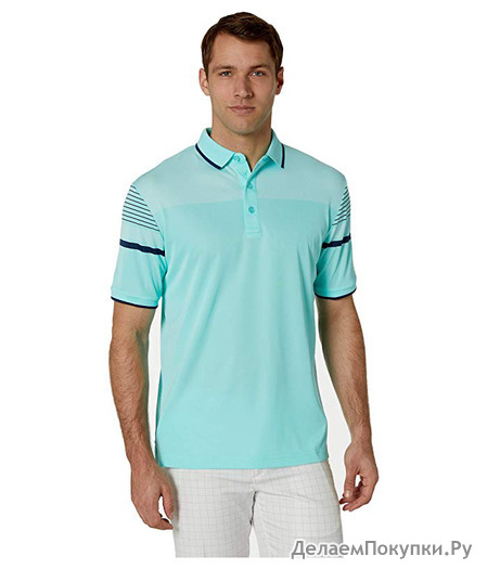 Callaway Engineered Striped Birdseye Polo