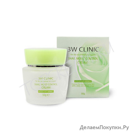 3W Clinic Snail Moist Control Cream          