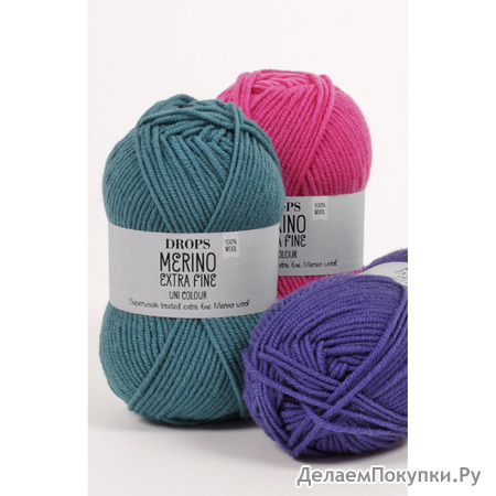 DROPS MERINO EXTRA FINE UNI COLOUR