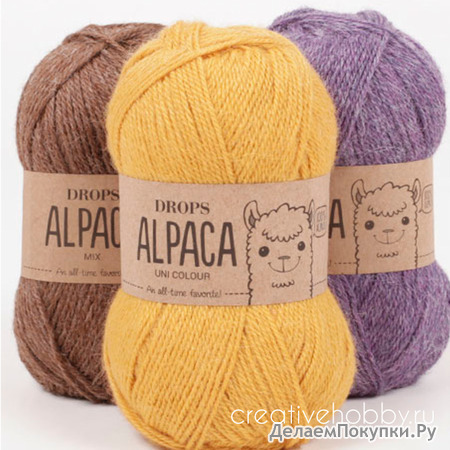 DROPS ALPACA UNI COLOUR