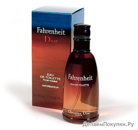 487	FAHRENHEIT men 100ml edt	7500.00