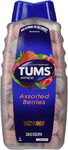 Tums Ultra Assorted Berries 265 Tablets - Maximum Strength Antacid & Calcium Supplement