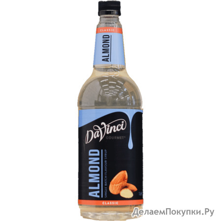 Сироп DaVinci Миндаль, 1000 мл