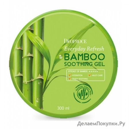        Deoproce Everyday Refresh Bamboo Soothing Gel, 300 