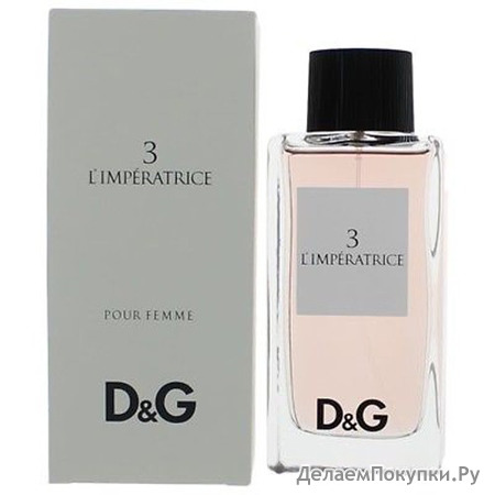 D&G 3 L'Imperatrice for Women By: Dolce & Gabbana  Eau de Toilette Spray 3.3 oz
