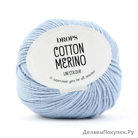 DROPS COTTON MERINO UNI COLOUR