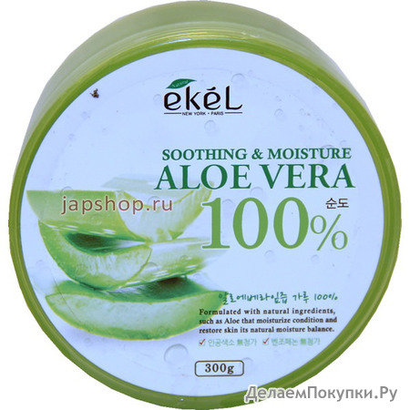 Ekel Soothing Gel Aloe           100%,    , 300 