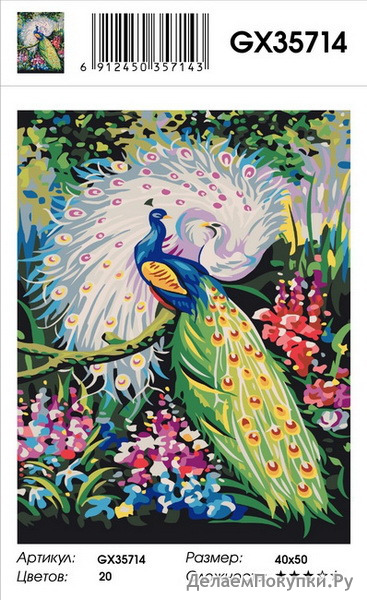 КАРТИНЫ 40Х50 "PAINTBOY"  GX35714